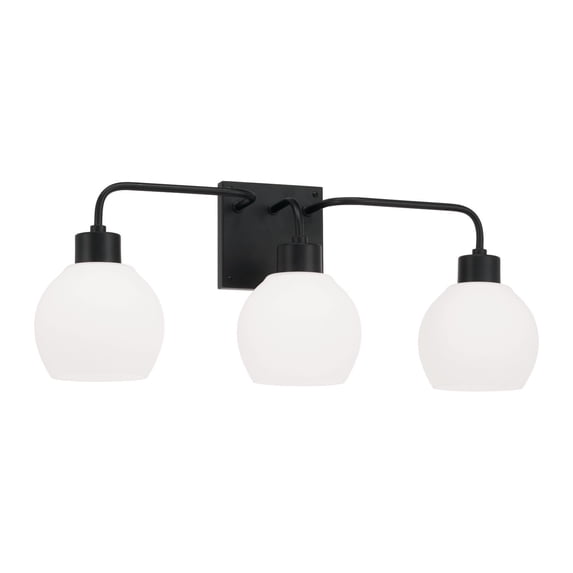 Capital Lighting 120031MB-540 Tanner 3 Light 25" Wide Vanity Light - Black