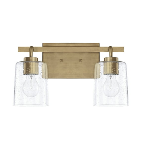 Capital Lighting 128521-449 Greyson 2 Light 15" Wide Bathroom Vanity Light - Brass