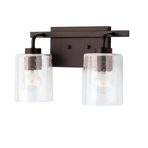 Capital Lighting 128521BZ-449 Greyson 2 Light 15" Wide Bathroom Vanity Light - Bronze