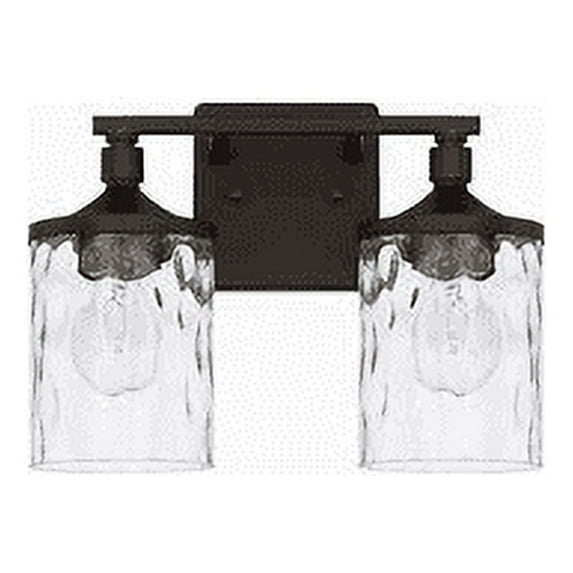 Capital Lighting 128821-451 Colton 2 Light 13" Wide Bathroom Vanity Light - Black