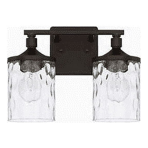 Capital Lighting 128821-451 Colton 2 Light 13" Wide Bathroom Vanity Light - Black