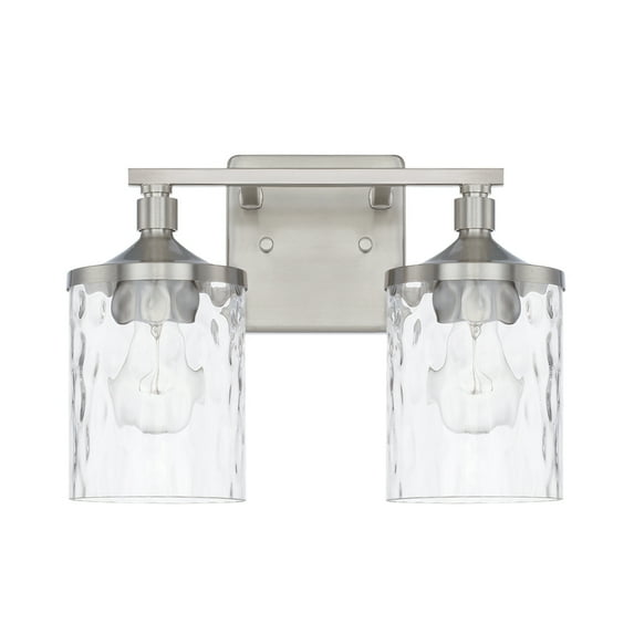 Capital Lighting 128821-451 Colton 2 Light 13" Wide Bathroom Vanity Light - Nickel