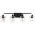 thumbnail image 1 of Capital Lighting 139241-499 Reeves 4 Light 33" Wide Bathroom Vanity Light - Black, 1 of 5