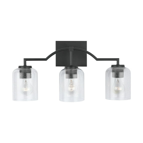 Capital Lighting 139331-500 Carter 3 Light 22" Wide Bathroom Vanity Light - Black