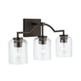 thumbnail image 1 of Capital Lighting 139331-500 Carter 3 Light 22" Wide Bathroom Vanity Light - Bronze, 1 of 7