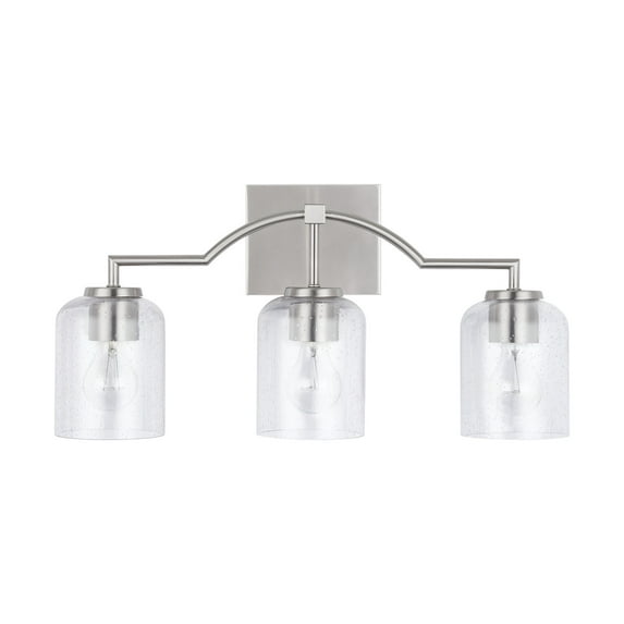 Capital Lighting 139331-500 Carter 3 Light 22" Wide Bathroom Vanity Light - Nickel