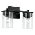 thumbnail image 1 of Capital Lighting 146821-532 Mason 2 Light 14" Wide Bathroom Vanity Light - Black, 1 of 7