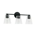 thumbnail image 1 of Capital Lighting 146931MB-533 Baker 3 Light 23" Wide Bathroom Vanity Light - Black, 1 of 7
