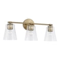 thumbnail image 1 of Capital Lighting 146931-533 Baker 3 Light 23" Wide Bathroom Vanity Light - Brass, 1 of 7