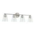 thumbnail image 1 of Capital Lighting 146941-533 Baker 4 Light 32" Wide Bathroom Vanity Light - Nickel, 1 of 7