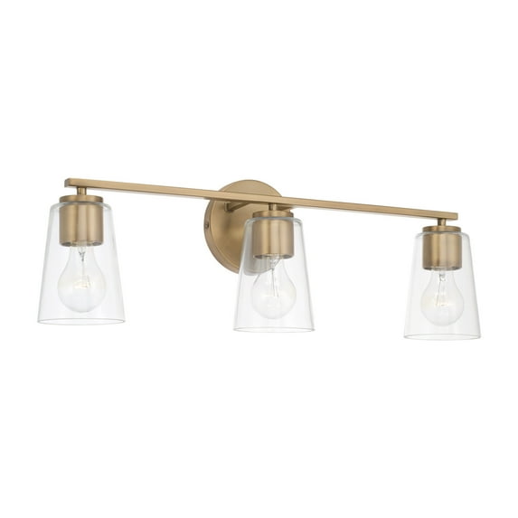 Capital Lighting 148631-537 Portman 3 Light 25" Wide Vanity Light - Brass