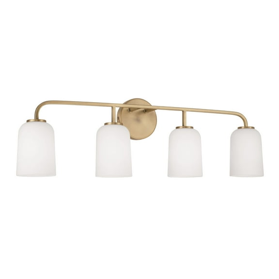 Capital Lighting 148841-542 Lawson 4 Light 33" Wide Vanity Light - Brass