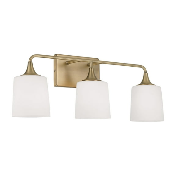 Capital Lighting 148931AD-541 Presley 3 Light 27" Wide Vanity Light - Brass