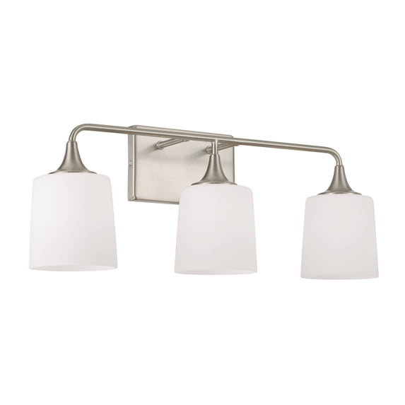 Capital Lighting 148931-541 Presley 3 Light 27" Wide Vanity Light - Nickel