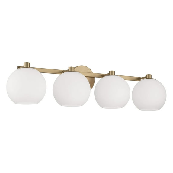 Capital Lighting 152141-548 Ansley 4 Light 31" Wide Vanity Light - Brass