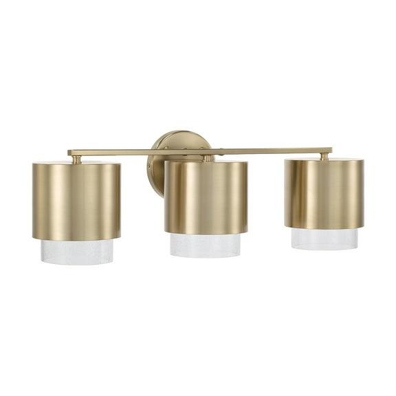 Capital Lighting 153031-549 Weller 3 Light 24" Wide Vanity Light - Brass