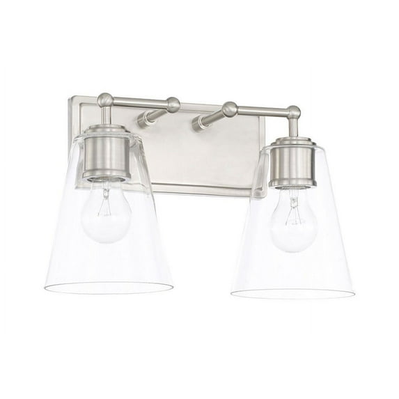 Capital Lighting - 2 Light Transitional Bath Vanity Approved for Damp Locations