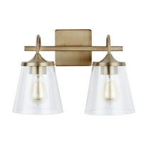 Capital Lighting - 2 Light Transitional Bath Vanity Approved for Damp Locations