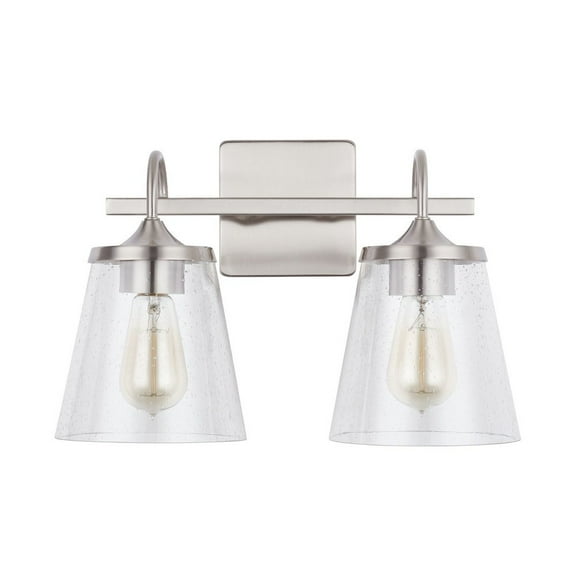 Capital Lighting - 2 Light Transitional Bath Vanity Approved for Damp Locations