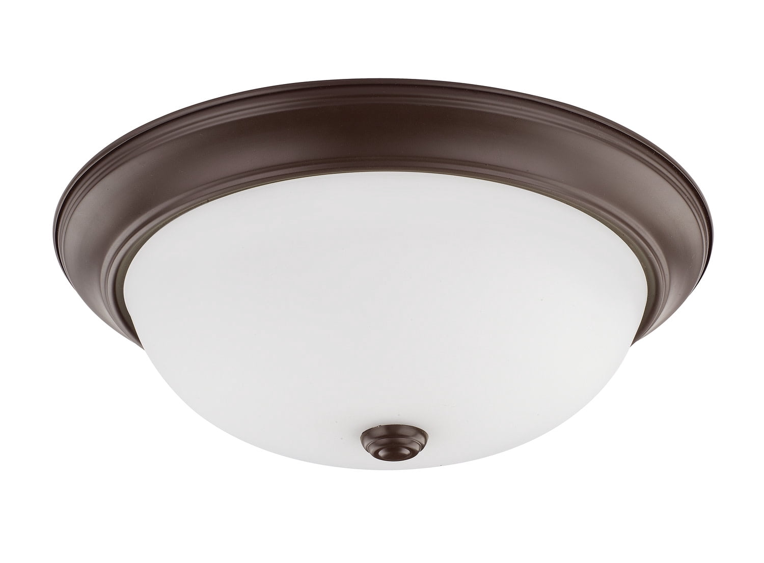 Capital Lighting 214731BZ 3 Light 15" Wide Flush Mount Bowl Ceiling Fixture - Bronze