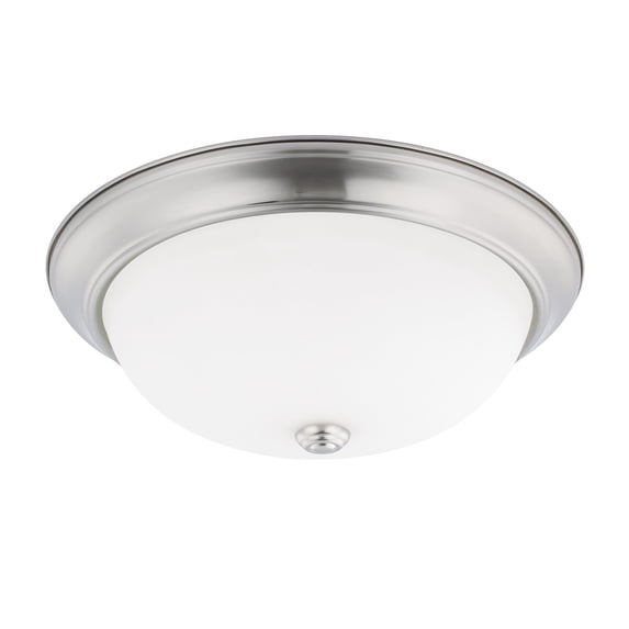 Capital Lighting 214731BN 3 Light 15" Wide Flush Mount Bowl Ceiling Fixture - Nickel