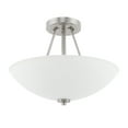 thumbnail image 1 of Capital Lighting 218921 2 Light 16" Wide Semi-Flush Bowl Ceiling Fixture - Nickel, 1 of 2