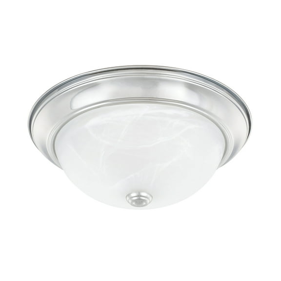 Capital Lighting 219022 2 Light 5-1/4" Tall Flush Mount Bowl Ceiling Fixture - Chrome