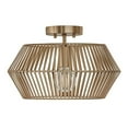 thumbnail image 1 of Capital Lighting 230311MA Kaiya 16" Wide Semi-Flush Ceiling Fixture - Brass, 1 of 5