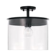 thumbnail image 1 of Capital Lighting 246812MB Mason 13" Wide Semi-Flush Ceiling Fixture / Pendant - Black, 1 of 7