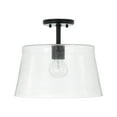 thumbnail image 1 of Capital Lighting 246911 Baker 14" Wide Semi-Flush Ceiling Fixture / Pendant - Black, 1 of 7