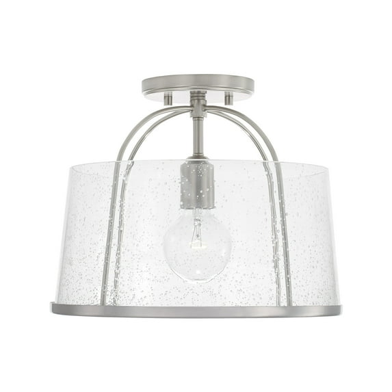 Capital Lighting 247011 Madison 13" Wide Semi-Flush Drum Ceiling Fixture / Pendant -