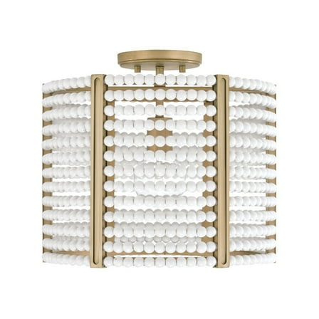 1 Light Semi-Flush Mount In Transitional Style-14.25 Inches Tall And 14.25 Inches Wide Capital Lighting 247111Ap