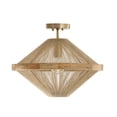 thumbnail image 1 of Capital Lighting 252812MA Maya 20" Wide Semi-Flush Ceiling Fixture / Converts To Pendant -, 1 of 7