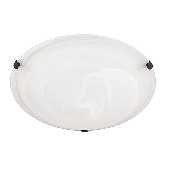 Capital Lighting 2822FF-AL 2 Light 12" Wide Flush Mount Bowl Ceiling Fixture - Alabaster