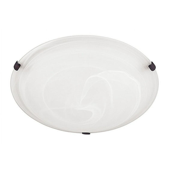 Capital Lighting 2822 2 Light 12" Wide Flush Mount Bowl Ceiling Fixture - Alabaster