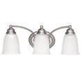 thumbnail image 1 of 3 Light Transitional Bath Vanity Approved For Damp Locations In Transitional Style 19.5 High By 7.5 Wide-Matte Nickel Finish Capital Lighting, 1 of 2