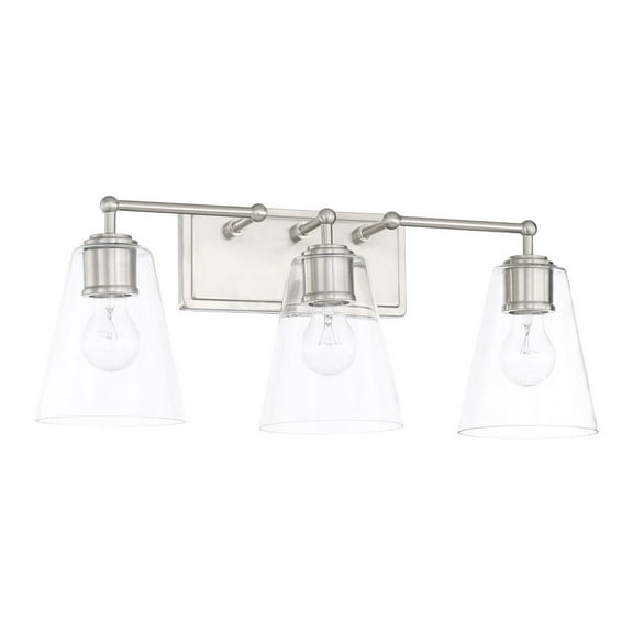 Capital Lighting - 3 Light Transitional Bath Vanity Approved for Damp Locations