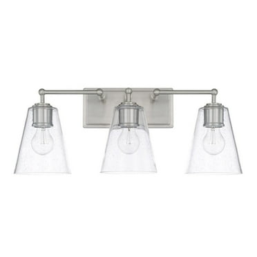 Capital Lighting - 3 Light Transitional Bath Vanity Approved for Damp Locations