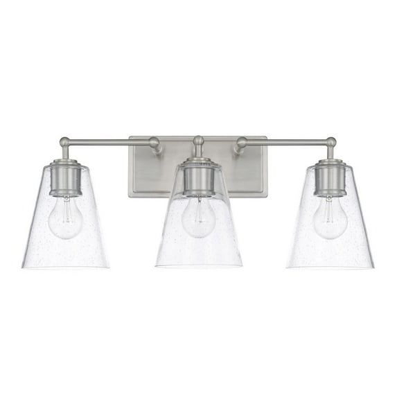 Capital Lighting - 3 Light Transitional Bath Vanity Approved for Damp Locations