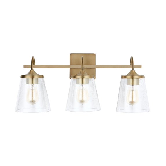Capital Lighting - 3 Light Transitional Bath Vanity Approved for Damp Locations