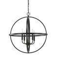 thumbnail image 1 of Capital Lighting 317542 4 Light 23" Wide Taper Candle Pendant - Black, 1 of 5