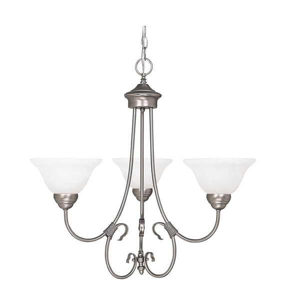 Capital Lighting 3223MN-220 Hometown 3 Light Vintage Chandelier,