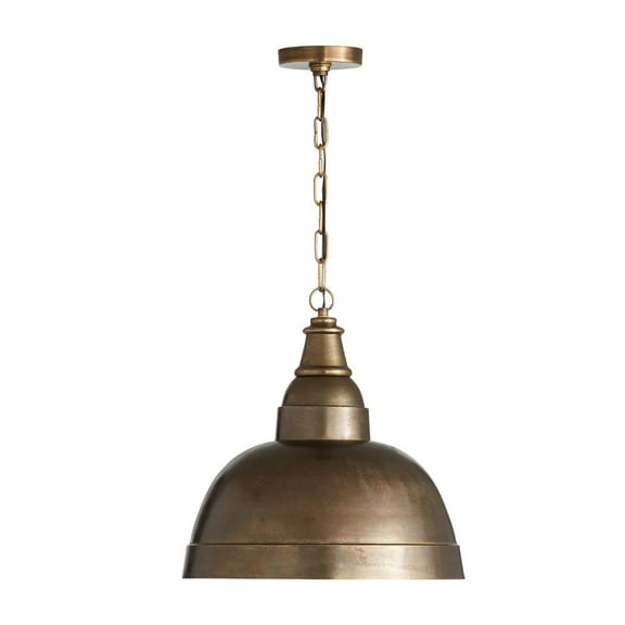 17 Inch 1 Light Pendant In Urban/Industrial Style 17 High By 17 Wide-Oxidized Brass Finish    -Traditional Installation Capital Lighting 330313Xb