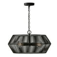 thumbnail image 1 of Capital Lighting 330341 Kaiya 4 Light 22" Wide Cage Pendant - Black, 1 of 7