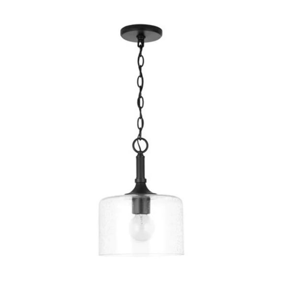Capital Lighting 339311 Carter 1 Light 10 Wide Mini Pendant - Black