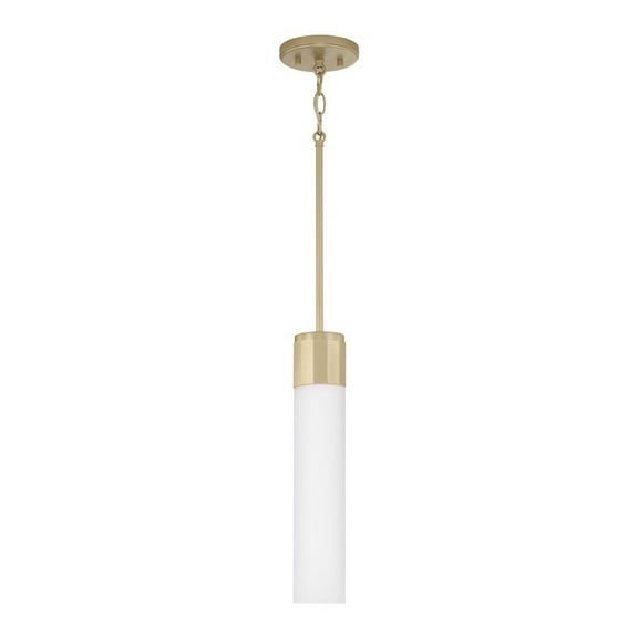 1 Light Pendant In Transitional Style-16.5 Inches Tall And 3.25 Inches Wide     -Traditional Installation Capital Lighting 346211Sf