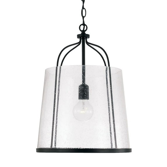 Capital Lighting 347011 Madison 14" Wide Pendant - Black