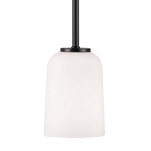 Capital Lighting 348812-542 Lawson 5" Wide Mini Pendant - Black
