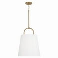 thumbnail image 1 of 1 Light Pendant In Minimalist Style-21 Inches Tall And 16 Inches Wide-Aged Brass Finish    -Traditional Installation Capital Lighting 349412Ad, 1 of 7