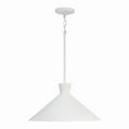 thumbnail image 1 of 1 Light Pendant In Contemporary Style-9 Inches Tall And 17.75 Inches Wide-Textured White Finish    -Traditional Installation Capital Lighting, 1 of 7